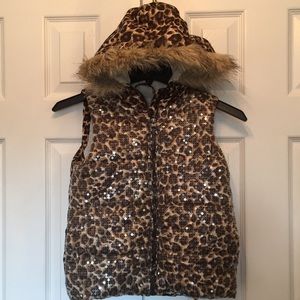 Faux Fur Hooded Vest